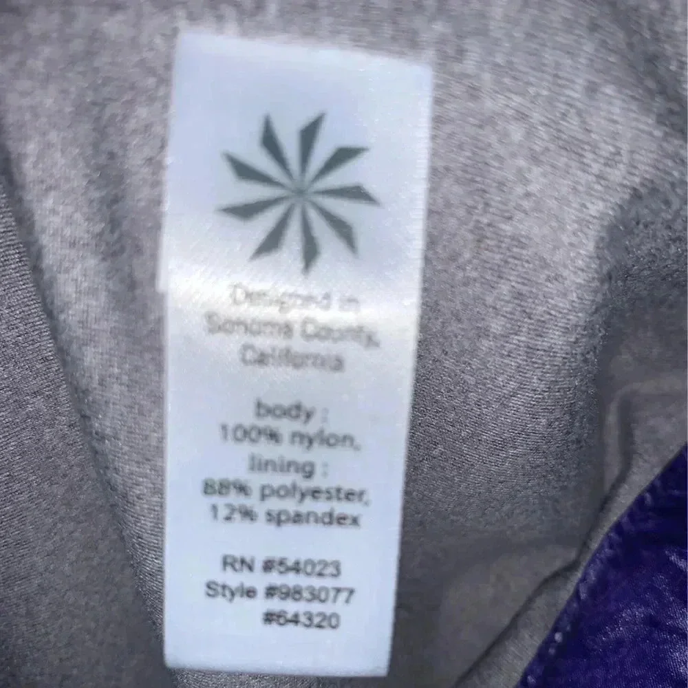 Athleta Purple‎ Windbreaker Jacket SM